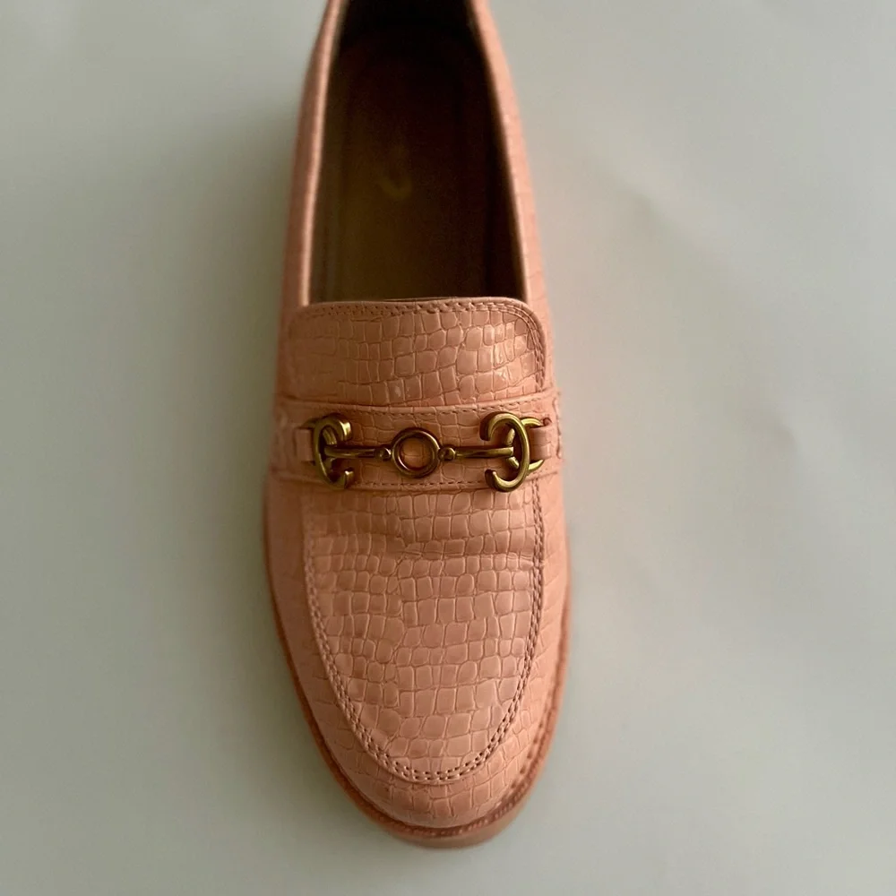 Circus by Sam Edelman Malibu Peach Size 10 Lug Sole Loafers - Picture 2 of 10